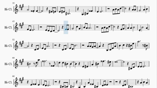 Clarinet Sheet Music: How to play Baka Mitai (Dame Da Ne) by Kiryu смотреть онлайн