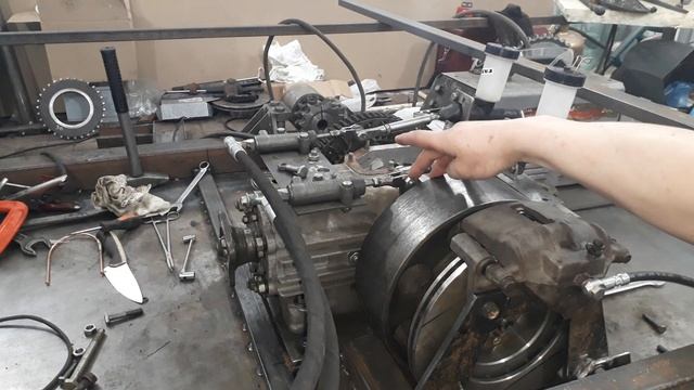 Бортоповоротный вездеход своими руками. Тормозная система , продолжение. смотреть онлайн