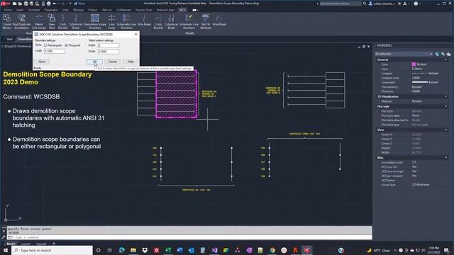 Demolition Scope Boundary 2023 App Demo ver: 2023.0.0.0 | AutoCAD 2023 смотреть онлайн