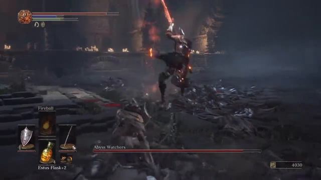 LIFE ON THE LINE!! | Dark Souls 3 Boss Fight Gameplay [P5] Abyss Watchers | PS4 смотреть онлайн