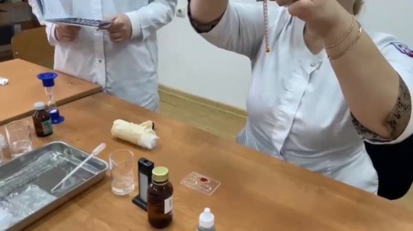 Определение гемоглобина с помощью гемометра Сали.                @ Уздеева З.И