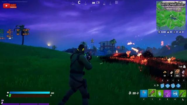 FORTNITE (epic settings) | GTX1660Ti i5-10300H Lenovo Legion 5 смотреть онлайн