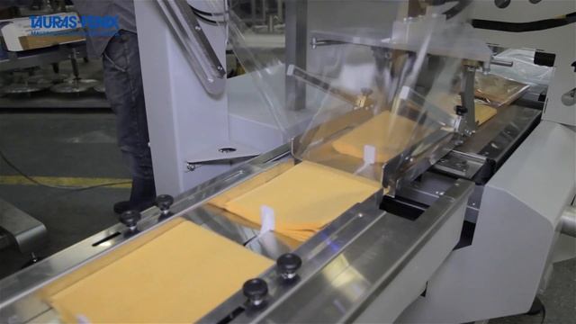 Индивидуальная упаковка тряпок для мытья на упаковочной линии ЛИНЕПАК Ф3М смотреть онлайн