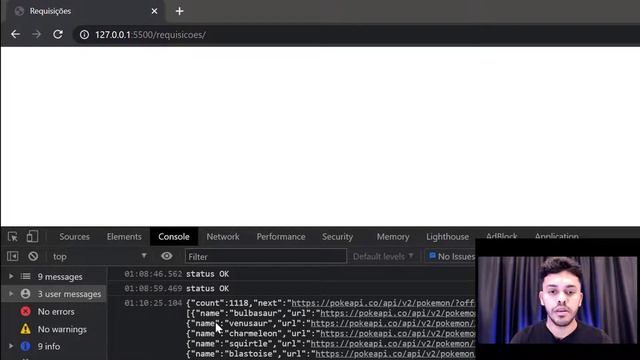 JavaScript #10 - Requisições síncronas e assíncronas - Parte 1 смотреть онлайн