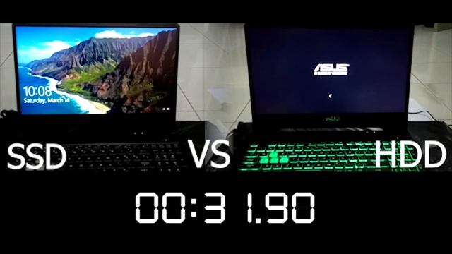 SSD Vs HDD | Boot Time Comparison for ASUS TUF GAMING FX505DD смотреть онлайн