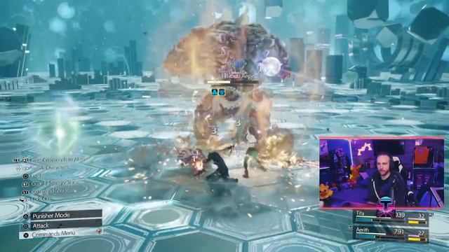 Final Fantasy VII Rebirth: Full Might Titan Summon battle (Dynamic Difficulty) смотреть онлайн
