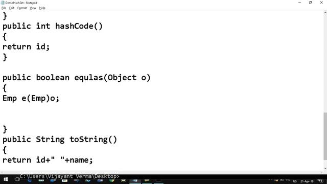 Set Have User Define Object |Override hashCode, equals and toString method | In Hindi/URDU #13 смотреть онлайн