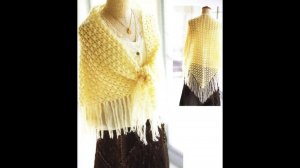 МК номер 35.Узор для шали крючком.