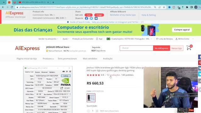 GTX 1660 SUPER jieshuo!! A PLACA DE VÍDEO DE 600 REAIS QUE RODA JOGOS NO ULTRA - (INACREDITÁVEL) смотреть онлайн