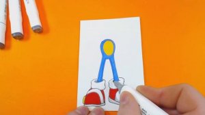 Соник и Соник ехе/ sonic and sonic exe/ 2в1/поделка из бумаги/как сделать Соник ехе своими руками.