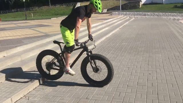 Карбоновая рама Alexbikes + перевёрнутая амортизационная вилка WREN смотреть онлайн