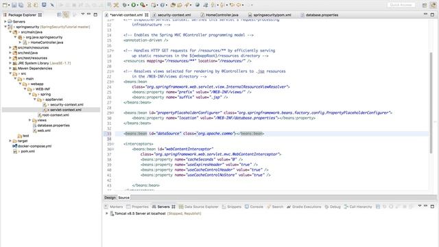 Spring security tutorial #5: DAO authentication pt. 1 смотреть онлайн