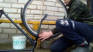 ?установка переднего колеса на ВЕЛОСИПЕД ХВЗ ?