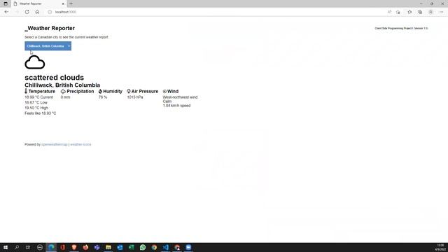 Weather App .- HTML, CSS – SASS, JavaScript смотреть онлайн