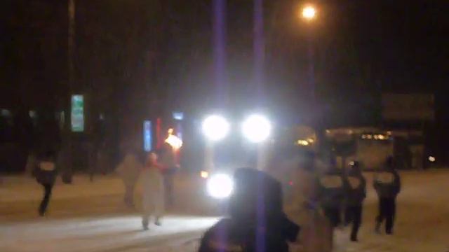 Олимпийский огонь Воронеж Кольцовская 18.01.14 смотреть онлайн