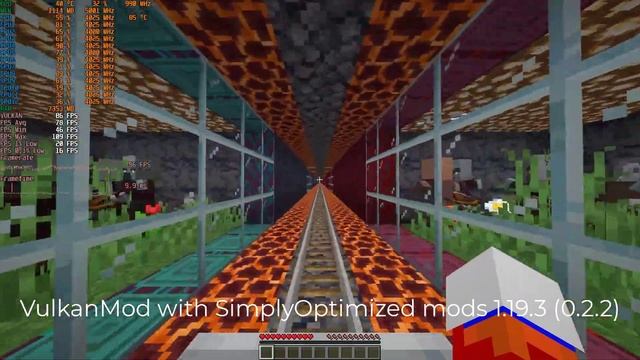 Minecraft (Vanilla, Optifine, Sodium, Vulkan) - Ryzen 5 3600 & 32GB RAM & GTX 1650 (GDDR6) смотреть онлайн