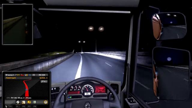Euro Truc Simulator.Разогнался 68 миль - спалил движок смотреть онлайн
