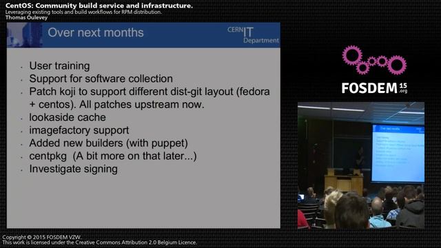 FOSDEM 2015 - Developer Room - Distributions - Centos: Community Build Service And Infrastructure смотреть онлайн