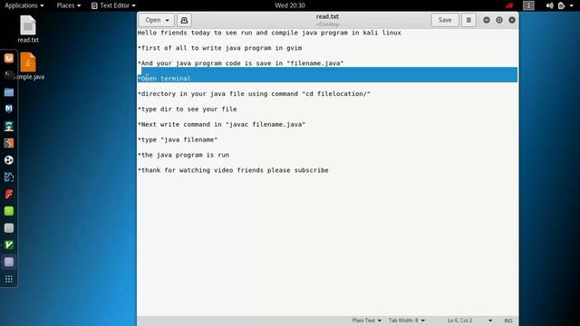 how to run and compile a java program in kali linux смотреть онлайн