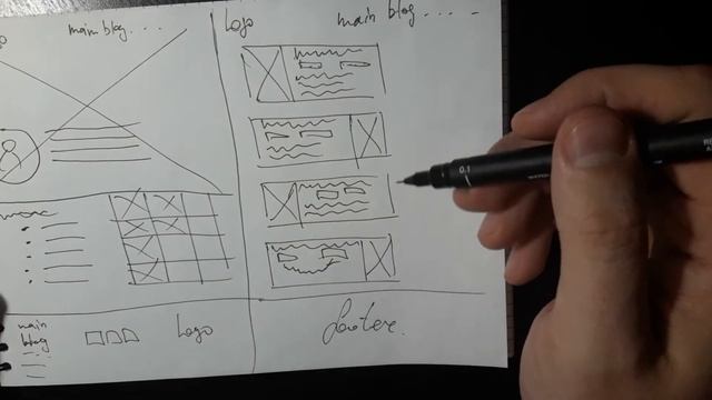 Сайт на Jekyll. #1 Рисование каркаса сайта смотреть онлайн