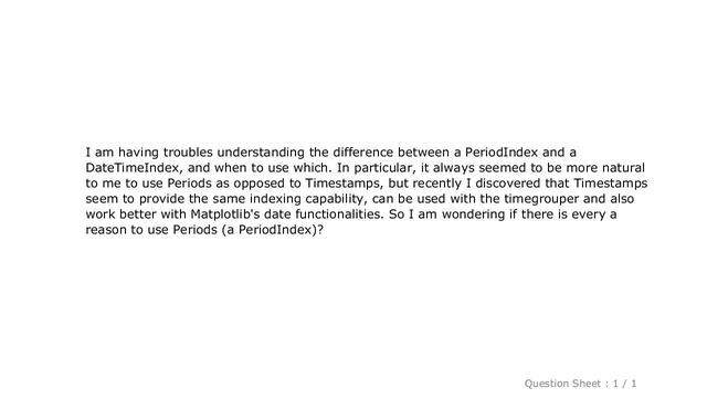 Pandas : Python - Pandas - Difference between timestamps and period range смотреть онлайн
