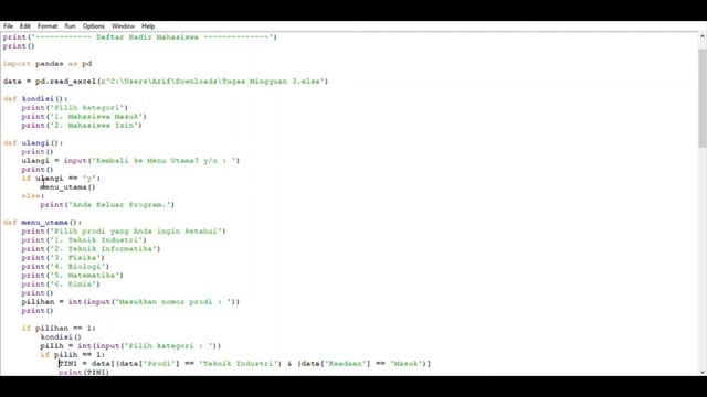 Program Filter Database Pandas Python смотреть онлайн