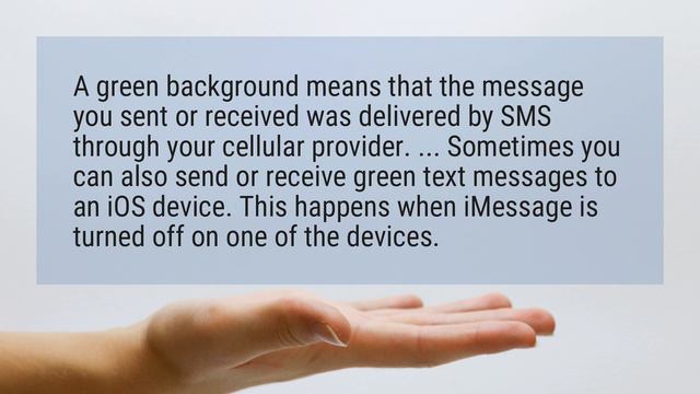 Why do iPhone messages turn green? смотреть онлайн