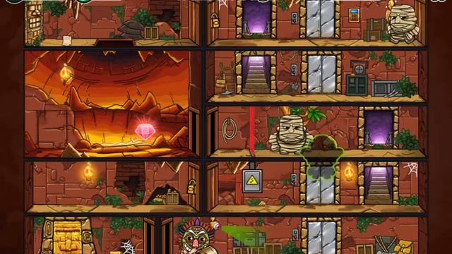 BOB THE ROBBER 5 - THE TEMPLE ADVENTURE LEVEL 10 GAME WALKTHROUGH смотреть онлайн