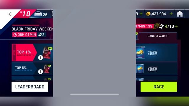 Black Friday!!?!! Asphalt 9 Black Friday Weekend Event Run! Infiniti Project Black S (01:08.516) смотреть онлайн