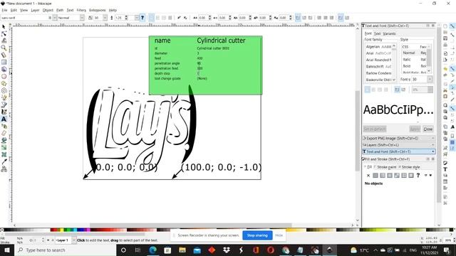 How to generate G code for Arduino GRBL based CNC Machine in inscape смотреть онлайн