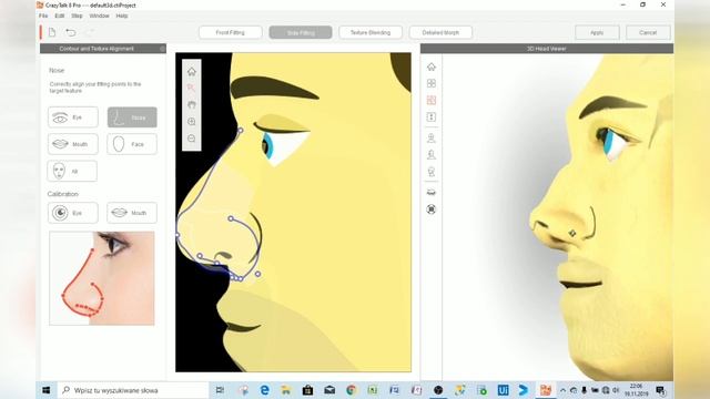 Awatar 3D, model twarzy ze zdjęcia lub rysunku смотреть онлайн