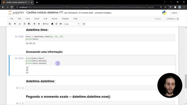 Trabalhando com TEMPO no Python - Biblioteca Datetime смотреть онлайн