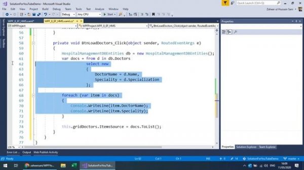 Entity Framework 6 Basics in WPF | Creating Simple Database Application