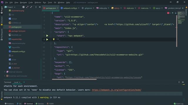 Yii2 E-commerce website - Webpack Integration | Part 3 смотреть онлайн