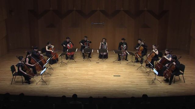 Cellista Cello Ensemble (Korean top 12 cellists) - Vitali Chaconne смотреть онлайн