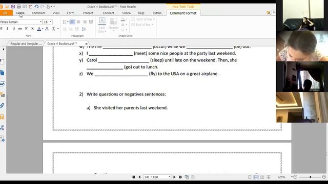 Zoom Session G4E-Simple Past HW Correction-Part 1 смотреть онлайн