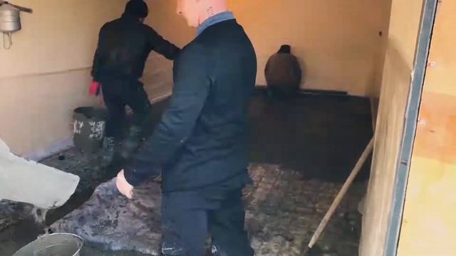 Бетонный пол в гараж смотреть онлайн