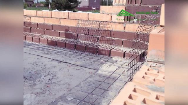 Армирование кладки и закладка гибких связей на объекте смотреть онлайн