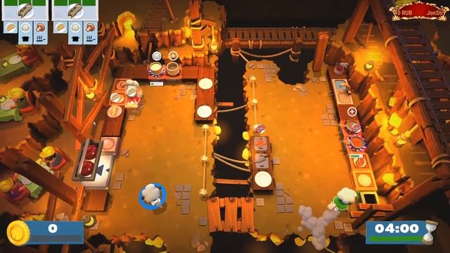 Overcooked 2- Три неумелых повара приготовят всё. смотреть онлайн