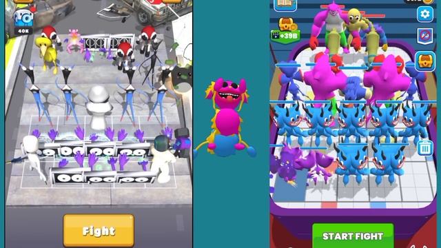 Merge Master Blue Monster vs Merge Monster Rainbow Friends Android Gameplay Part 2 смотреть онлайн