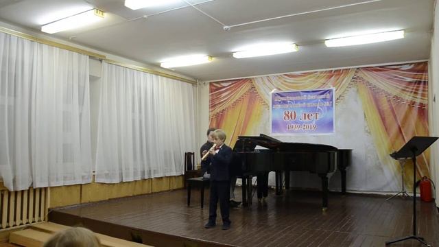 Шамак Назар.1 кл Чешская народная песня, блок флейта