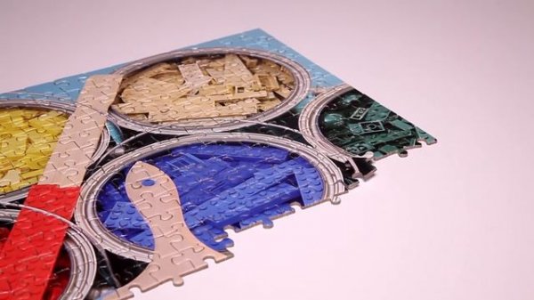 Lego Paint Party Puzzle Speed Build - 1000 Pieces