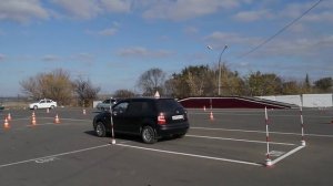 Автодром. Упражнение "гараж"