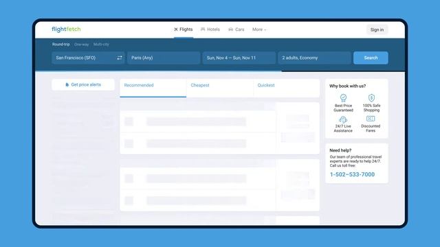 Progressive skeleton loading of flight results смотреть онлайн