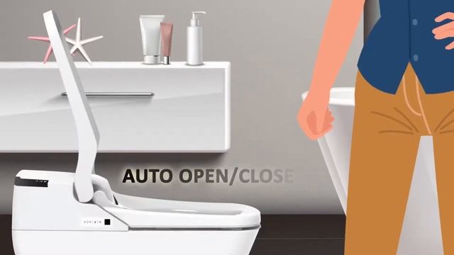 VOVO Stylement Integrated Smart Bidet Toilet Animated version смотреть онлайн