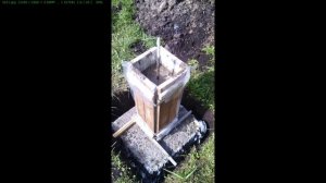 Недорогой столбчатый фундамент под каркасный дом