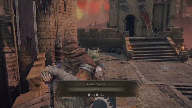 Elden Ring - Telling Castellan Jerren That We're Not Ready For The Festival (Dialogue)