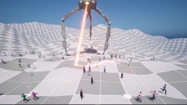 Interlakes - Tripod with Laser Hunting People - A War of the Worlds inspired Game смотреть онлайн