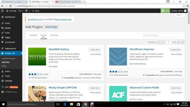 Lesson 5: Plugins | Wordpress Training (In Hindi) смотреть онлайн