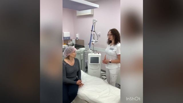 Лазерное удаление дерматофибром на коже шеи. смотреть онлайн